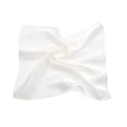 thumbnail image 2 of Premium 100% Pure Mulberry Silk Solid Pocket Square Handkerchief Scarf 13.5", 2 of 5