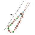thumbnail image 6 of Mosey Christmas Tree Snowman Santa Claus Bell Decor Phone Lanyard Colorful Beads Mobile Phone Wristband Anti-Loss Chain Jewelry Gift, 6 of 8