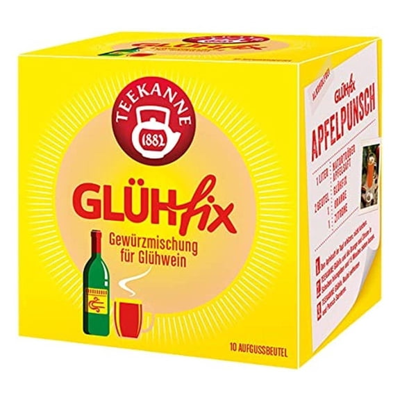 Teekanne tea Gluhfix mulled wine spice 10 tea bags -1 box -