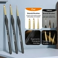 Detail Paint Brushes Set, 12PC Miniature Brushes for Fine Detailing