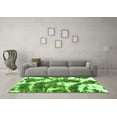 thumbnail image 3 of Ahgly Company Indoor Rectangle Abstract Green Modern Area Rugs, 6' x 9', 3 of 4