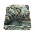 thumbnail image 2 of CADecor Deep Sea Monster Kraken Octopus Throw Blanket Bed Sofa Blanket 58x80 inches, 2 of 3