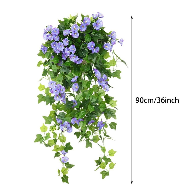 Artificial Morning Glory - Outdoor Spring Decor,Synthetic Plastic 