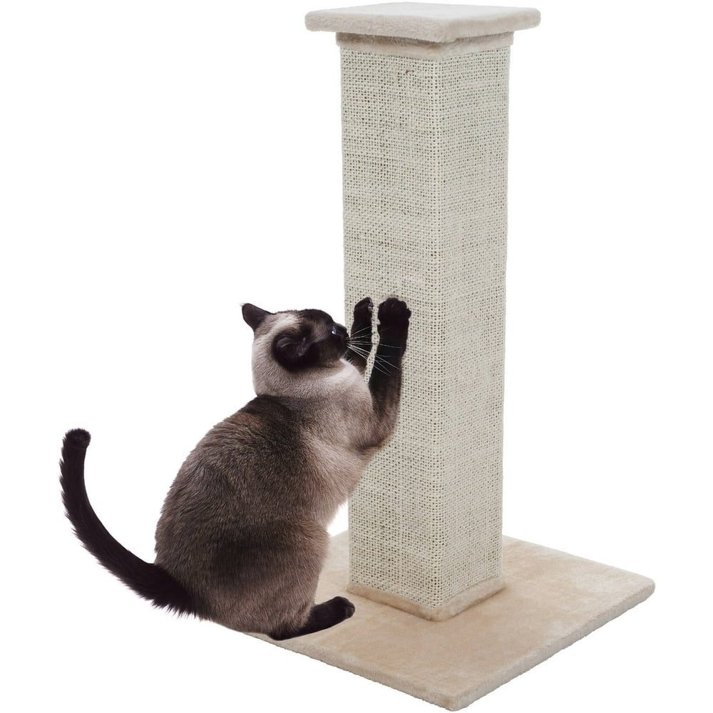 Cat Scratching Post, 28" Sisal Burlap Pet Cats and Kitten Tree by