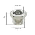 thumbnail image 6 of Thrifco Plumbing 8918072 1-1/2 X 1 Hex Bushing Stainless Steel, 6 of 6