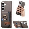 thumbnail image 1 of FOXDOCK Case for Samsung Galaxy S26 Pro, Shockproof Protection, Stand Function, with Ring and Magnetic Wallet - Grey, 1 of 5