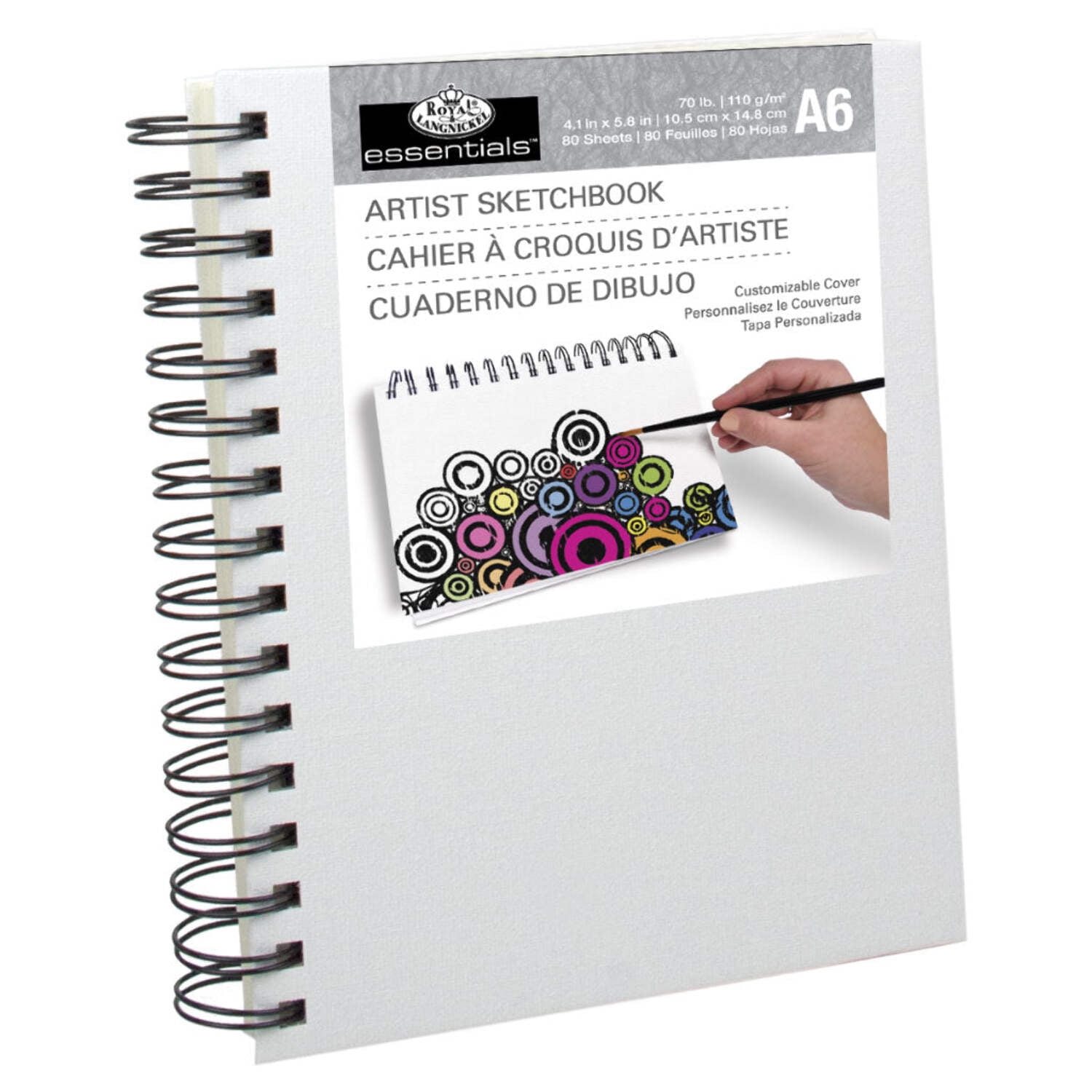 Royal & Langnickel Essentials™ Canvas Cover Artist Sketchbook