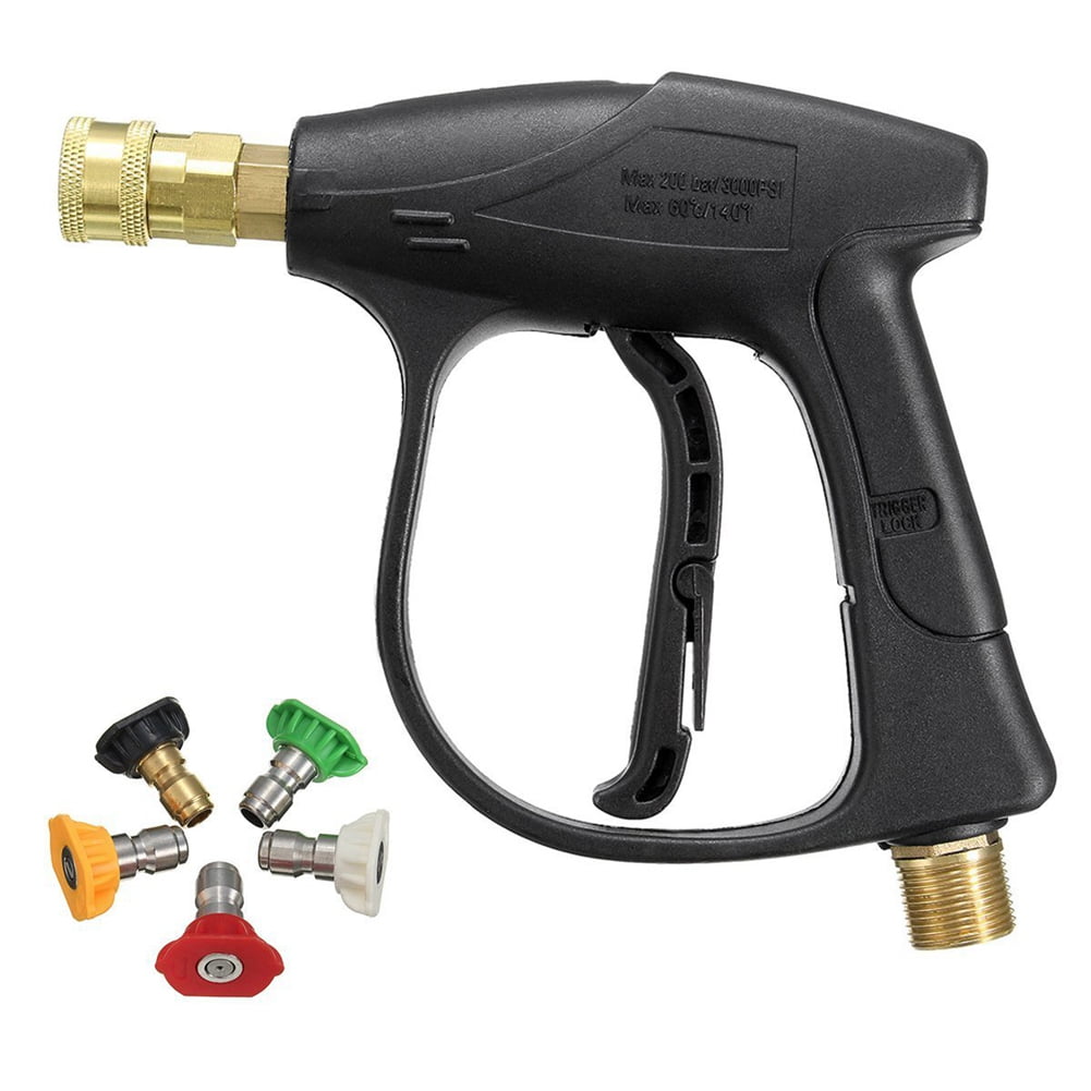 High Pressure Washer Head 3000 PSI Max Car Washer Head with 5 Nozzles