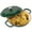 Green, variant on 3QT Enamel Cast Iron Dutch Oven with Lid, Shallow Bottom, Double-handle Dutch Pot, for Cooking And Stewing, Suitable for All Stoves