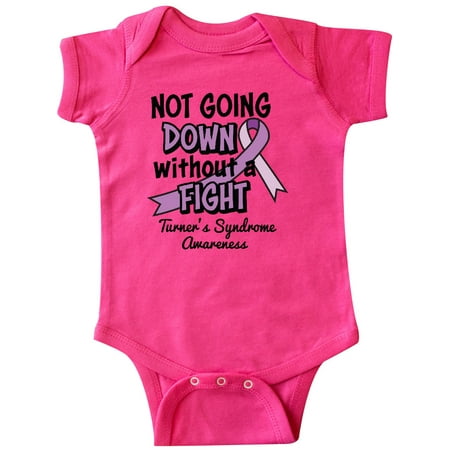 

Inktastic Not Going Down Without a Fight Turners Syndrome Awareness Gift Baby Boy or Baby Girl Bodysuit