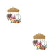 thumbnail image 2 of Pendientes retro grandes flores Qarigey 6 uds joyería mujeres niñas hecho a mano, 2 of 6