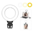 thumbnail image 3 of FlyFlise Mini Lampe de Vidéoconférence 4 Pouces Anneau Lumineux LED Clip-on pour Ordinateur Portable 3, 3 of 8