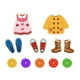 thumbnail image 3 of Juego de cartas con cordones Material didáctico Habilidades motoras finas Juguetes de desarrollo Tarjetas de costura para niños pequeños de 3 a 6 años Ropa Baoblaze Enhebrado de cordones, 3 of 8