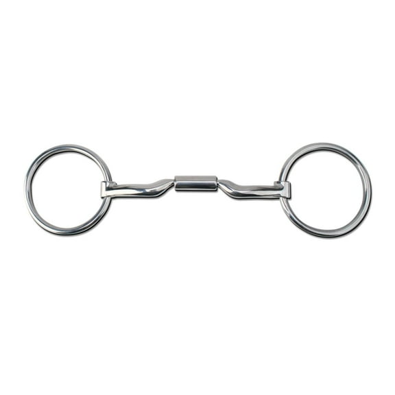 5" Toklat Myler Loose Ring Stainless Steel Low Port Mb 04 Horse Mouth Bit