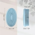 thumbnail image 7 of Unique Bargains Silicone 2 in 1 Body Brush Skin Massage Soft Shower Exfoliating Brush Blue, 7 of 7