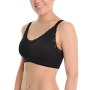 Angelina Seamless U-Back Bralette with Adjustable Straps (6-Pack)