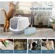 thumbnail image 5 of KAIYANG piezas de soporte para pala de arena para gatos, pequeño bote de basura, pala para caja de arena, soporte duradero, azul, 5 of 5