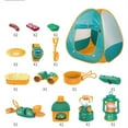 thumbnail image 2 of POINTERTECK Toys coordinates Explorers Kids Pop Up Play Tent with Camping Gear Outdoor Toy Tools Set (18 Pieces), 2 of 8