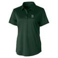 thumbnail image 2 of Women's Cutter & Buck Hunter Green Dartmouth Big Green Prospect Textured Stretch Polo, 2 of 3