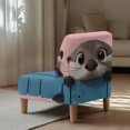 thumbnail image 5 of HELLHERO Classic Elastic Bottom Armless Accent Chair Protector for Armless Chair, Armless Accent Chair Soft Cover Otter, 5 of 8
