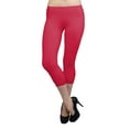 thumbnail image 2 of Vivian's Fashions Capri Leggings - Cotton, Lace Trim (Junior/Junior Plus Sizes), 2 of 4