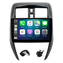Molaner Android 14 Car Stereo for Nissan Versa Sedan 2015-2019, 10" IPS Touchscreen Screen Car Radio with Carplay & Android Auto Support Backup Camera GPS FM Navi BT SWC,4 64G