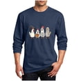 thumbnail image 2 of Mineart Men's Long Sleeve Crew Neck Shirts Tops Featuring Halloween Print for Costume Events and Casual Daily Wear, 2 of 5