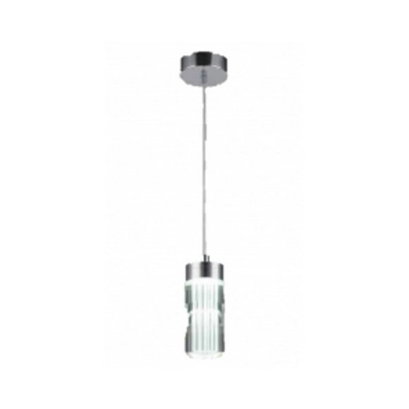Lampara colgante Campana Cromo 1 luz Iluminación Luz Vic Innovador
