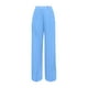 thumbnail image 3 of Pantalones palazzo de cintura alta y pierna ancha para mujer: plisados, fluidos, cintura elástica, poliéster, estilo informal de negocios, tallas S-XXL, 3 of 4