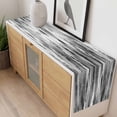 thumbnail image 4 of Black Grey Vintage Table Runner 70 Inches Long Farmhouse Dress Scarves, Retro Abstract Art Dining Tablerunner for Coffee Table/Kitchen Island/Party Décor, 13" x 70", 4 of 8