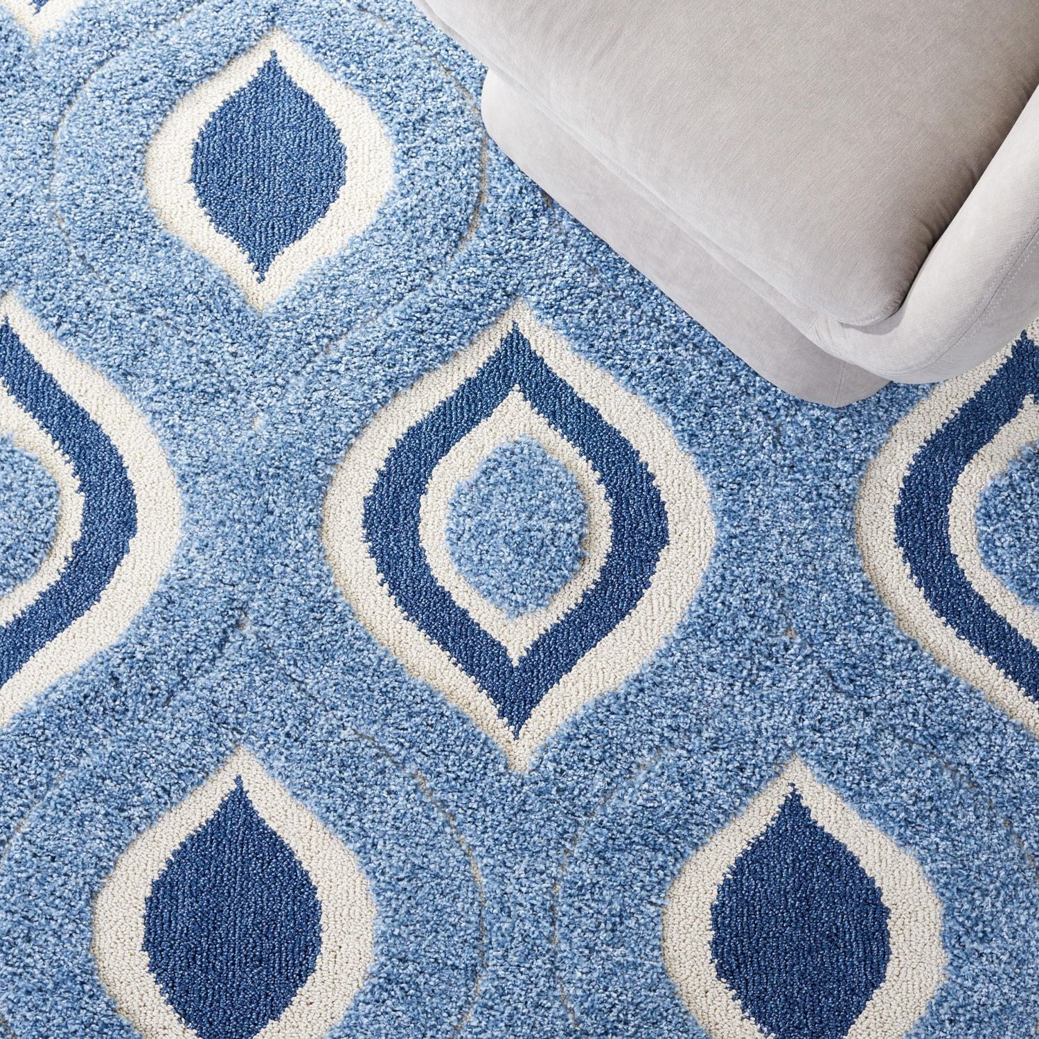 Safavieh Florida Declan Geometric Swirls Shag Area Rug