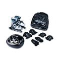 thumbnail image 1 of Combo patines con mochila y protecciones de regalo, modelo Junior negro CH ajustable de la talla 19 a 21 Sweet Rocket Combo Junior, 1 of 3