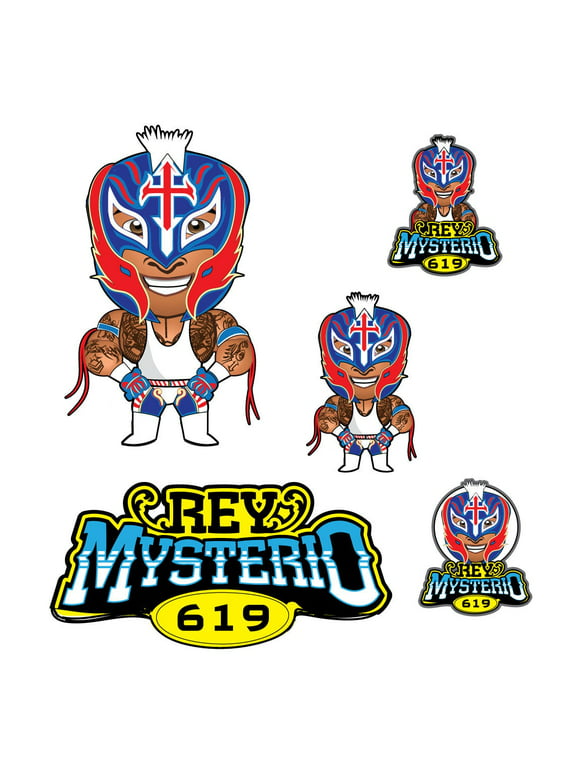 Fathead Rey Mysterio Five-Piece Removable Mini Decal Set