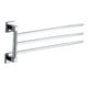 thumbnail image 3 of Organizador de toallas de baño Sunnimix estante de toallas montado en la pared Duradero 2 piezas, 3 of 7