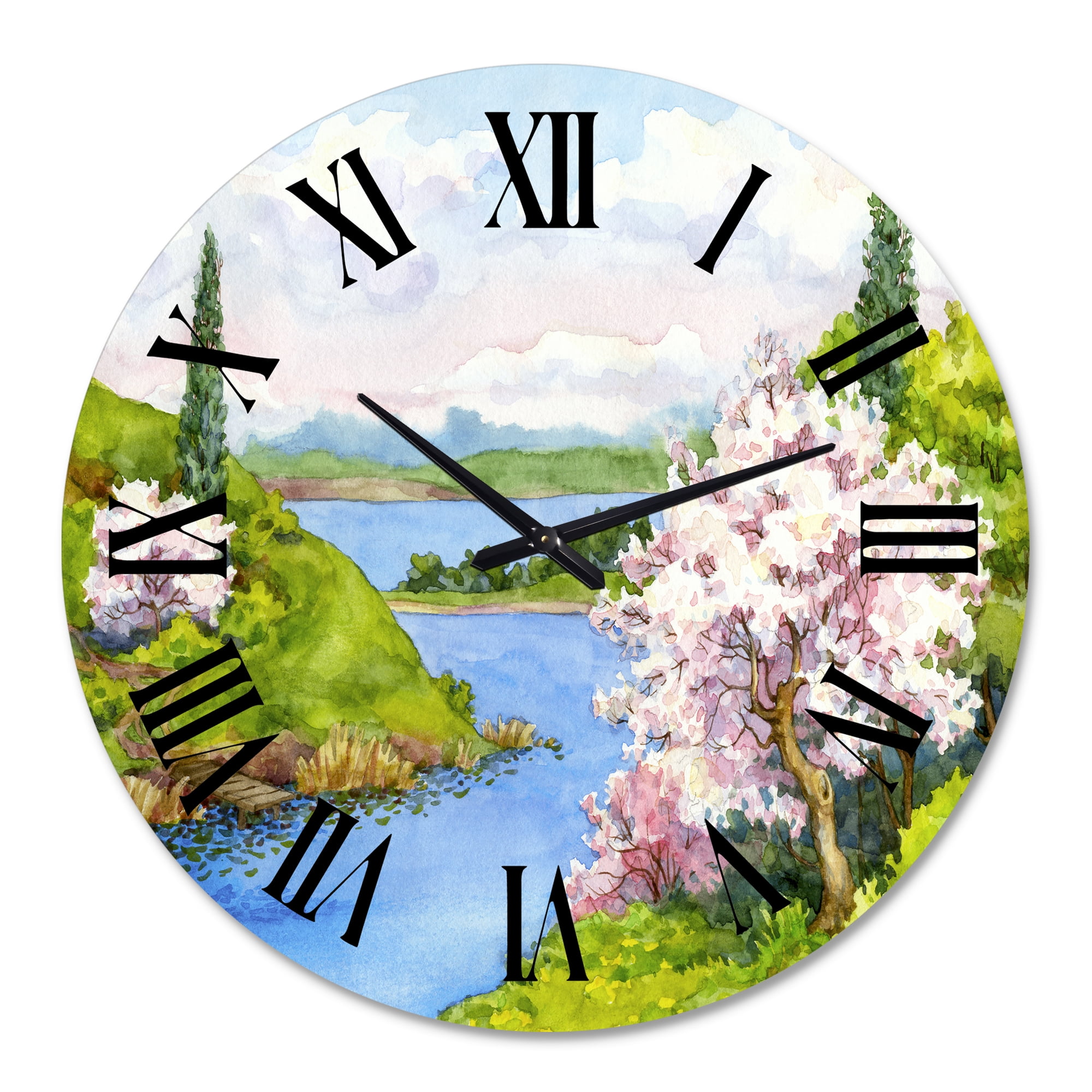 Designart 1 in Traditional Wall Clock