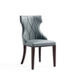 thumbnail image 4 of Manhattan Comfort Reine 18.5" Faux Leather Dining Chair in Gray (Set of 4), 4 of 7