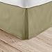 thumbnail image 3 of Linen Market Pleated Bed Skirt Queen Sage, 3 of 4