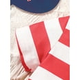thumbnail image 6 of Hirigin 4th of July Baby Girls Outfits 6 12 18 Months 2T 3T Stars Striped Short Sleeve T-shirt and Shorts Hairband Independence Day Clothes, 6 of 8