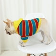 thumbnail image 2 of Dogs Sweater Knitted Fall Pet Pullover Fashion Striped Cats Clothing Bulldog Chihuahua Winter Hooded Dress Warm Long Sleeve Cute, 2 of 7