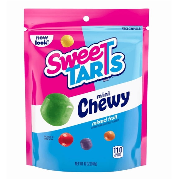 SweeTARTS Mini Chewy, Candy, Mixed Fruit, 12 oz