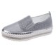 thumbnail image 2 of Zapatos de mujer, punta redonda, moda, diamantes de imitación, fondo plano y fondo grueso, zapatos informales con Pedal Wmkox8yii  FOPL1626, 2 of 7