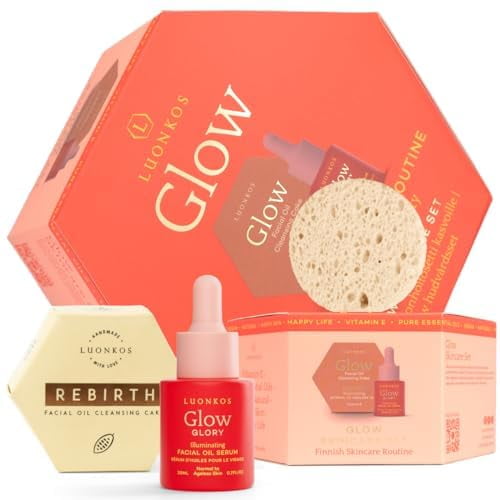 Set de Aceite Facial para Cuidado de la Piel LUONKOS Glow Piel Madura