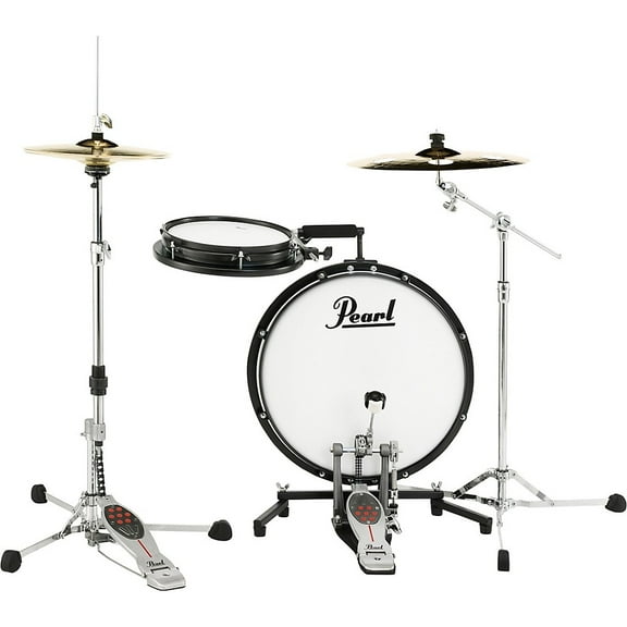 Pearl PCTK1810 Compact Traveler 2-Piece Drum Kit w/ Slim 18" Bass Drum, 10" Snare