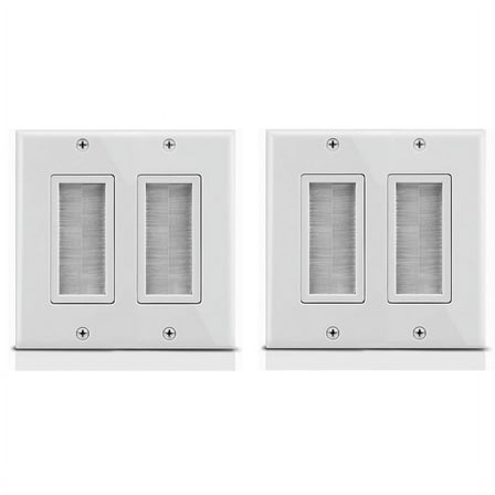 1 Port Fiber Wall Plate SC Simplex Optic Optical with 1-Gang Mounting ...