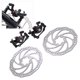 thumbnail image 5 of Mechanical Disc Brake Rotor Set, Stable Aluminum Alloy Lightweight Integrated Molding Mountain Bike Disc Brake Rotor Set For Cycling, 5 of 8