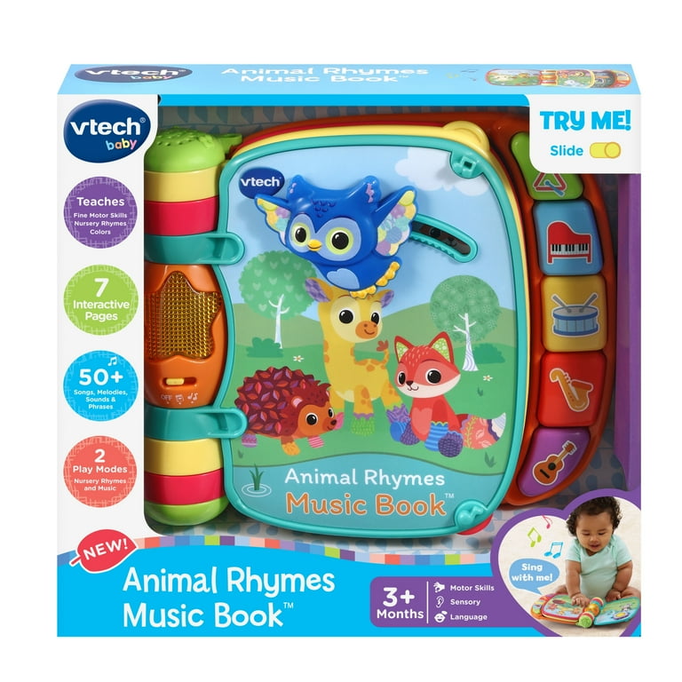 VTech Baby Animal Rhymes Music Book Baby and Toddler Toys - Main Image