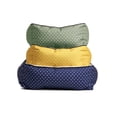 thumbnail image 3 of Gap Painted Dot Cuddler Pet Bed, Recycled Polyester Cover with Sherpa inner, Large 34"x24", Sage, 3 of 9