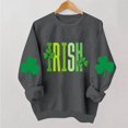 thumbnail image 2 of Tauxra Chandails à Enfiler de la Saint-Patrick pour Femmes, Manches Longues, Col Rond, Coupe Ample, Blouse Tunique Décontractée pour Femmes, 2 of 8