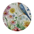 thumbnail image 4 of WYYP Daisies Flowers Round Tablecloth Outdoor Fitted 100% Polyester Fiber for Picnic Dining Kitchen Farmhouse White, 4 of 8
