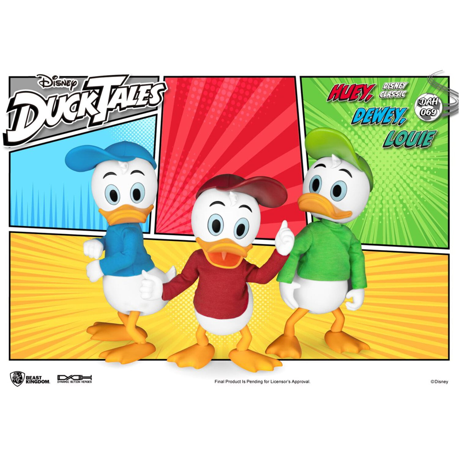 DuckTales Huey, Dewey & Louie DAH-069 Dynamic Figure Set - Walmart.com